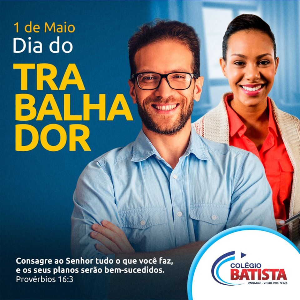01 de Maio – Dia do Trabalhador